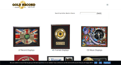 Desktop Screenshot of goldrecordoutlet.com